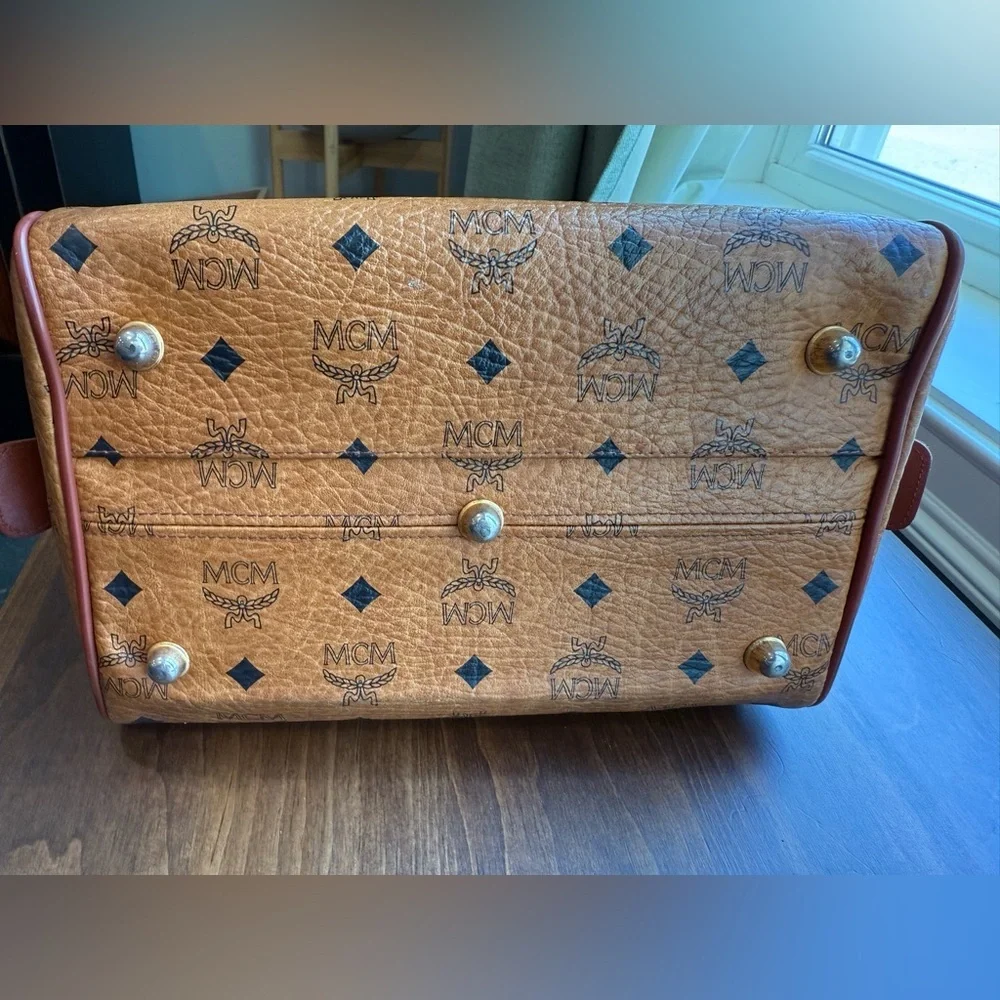 MCM Leather Boston Bag - Picture 8 of 11